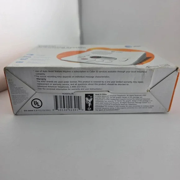 AT&T Digital Answering‎ System Model 1740 Time Day Stamp New In Box - Picture 5 of 11